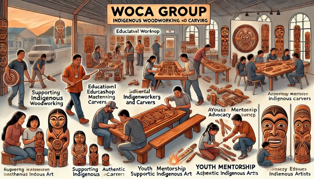 WOCA Group's Commitment to Indigenous Woodworking and Carving