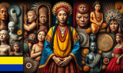 Colombian indigenous arts